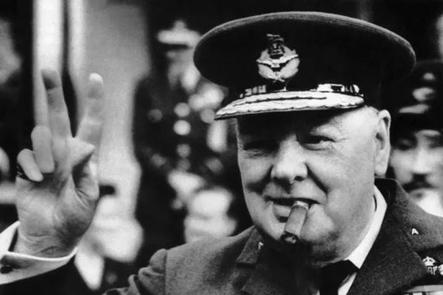 Winston churchill 4x6 photo - churchill,