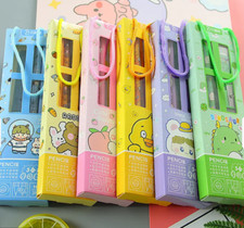 Kawaii Novelty Stationery Sets pencils Kids Gift Party/stocking filler Christmas