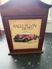 Vintage Wooden Key Storage Box