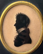 Georgian silhouette portrait - georgian,