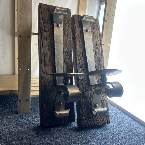 Pair hand crafted large - of,