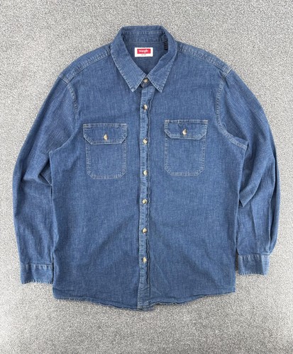 Vintage wrangler blue cotton - wrangler,