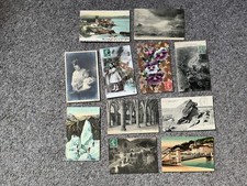 France - bundle of 23 vintage French postcards - mix of used and mint - 4 photos
