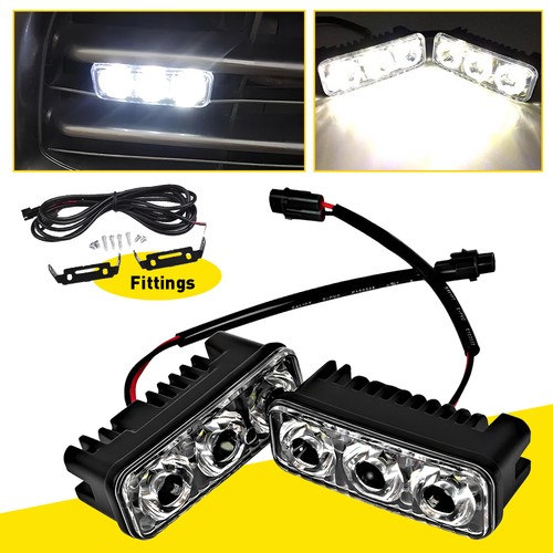 6000k led white - 2x, 3.5"