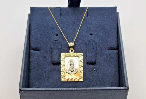 14ct gold mary - gold, pendant