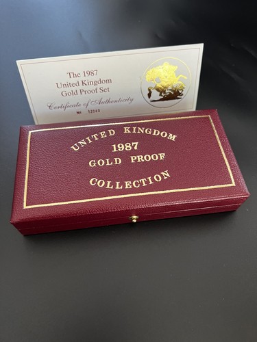 1987 gold proof sovereign - gold,