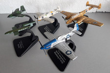 ATLAS EDITIONS: Lot of 5 x WW2 Aircraft, all 1/72 scale. Excellent. Pre-Owned.