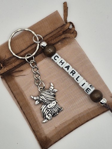 Personalised highland cute cow - highland,