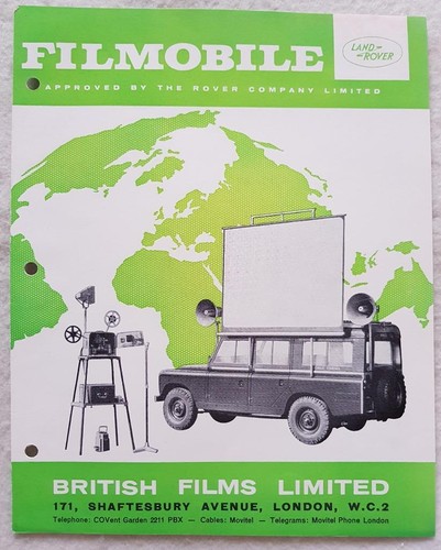 Land rover filmobile car - filmobile,