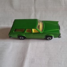 Matchbox Superfast No74 Cougar Villager 1978 green,yellow interior UB.