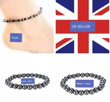 Weight Loss Natural Black Stone Magnetic Therapy Health Care Unisex Bracelet