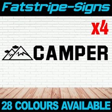 CAMPER NAME TEXT STICKERS