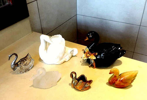 Swan ornament collection six - ,