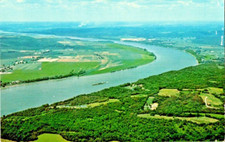 Barge going down the beautiful