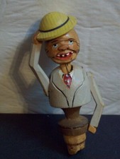 Vintage Hand Carved Wood