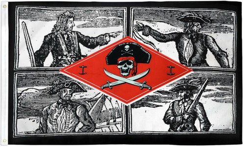 Pirate captains flag - captains,