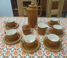 Hornsea Saffron Coffee Set 70s