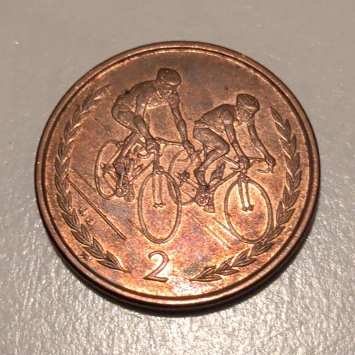 Isle man pence coin 1999 - isle, of