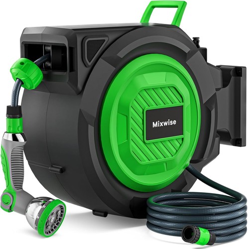 Retractable garden hose reel - retractable,