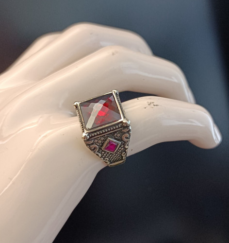 Mens ruby statement ring - mens,