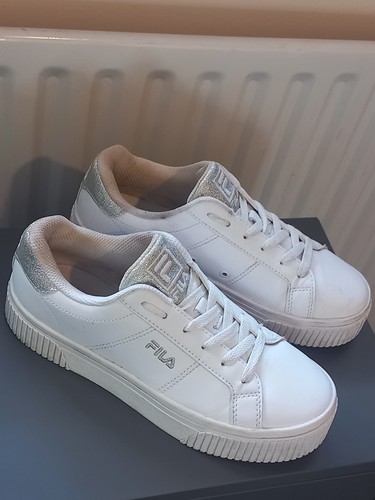 Fila panache white silver - &,