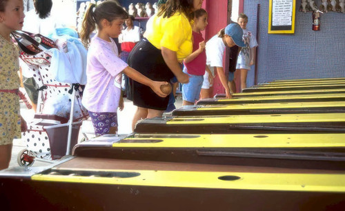 Bowling alley children vintage - bowling,