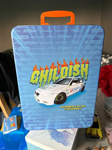 Childish metal lidded logo - childish,