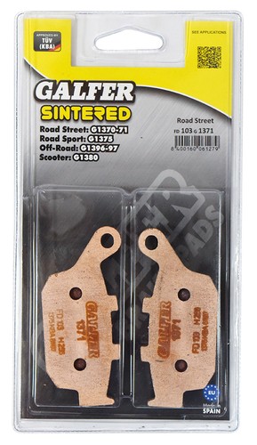 Galfer brake pads rear for - brake,