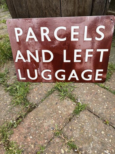 Railways steel sign - railways, x