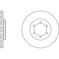 Apec Blue Brake Disc Front