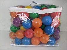 Four bags of soft play balls (approx 200x total) for kids pools/ball pits.