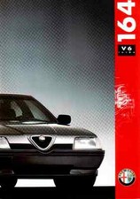  Alfa Romeo 164 V6 Turbo Brochure 7.1991