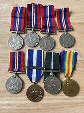 8 Medals - 1939 - 1945, Pakistan, NATO (Kosovo) and Great War Medal