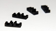 TRIANG HORNBY BATTLE SPACE SNIPER GIRAFFE CAR RAIL CLIPS x4 REPRO OO GAUGE S6762