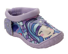 GIRLS LILAC MERMAID BEACH SURF WET WATER SOCKS AQUA SHOES SWIMMING UK SIZE 6-10