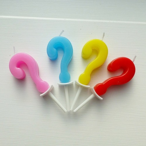 Question mark guess my age - question,