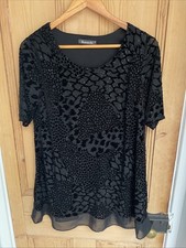 Burnt out velvet short sleeved - short,