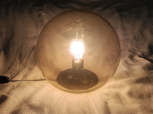 Ikea fado lamp smokey glass - ikea,