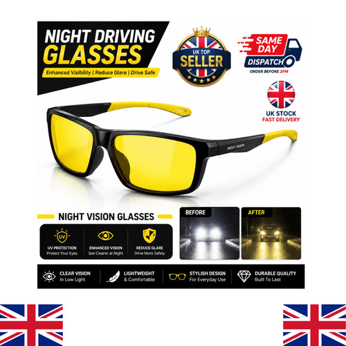 Night driving glasses - night,
