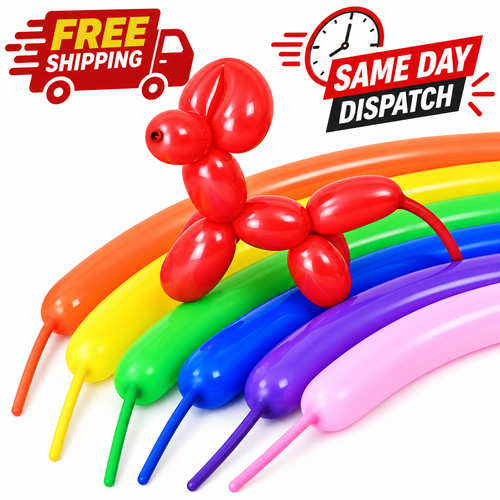 Long plain balloons 260 - plain,