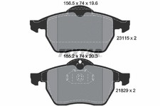 FRONT BRAKE PAD SET DISC BRAKE
