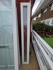 UPVC Double Glazed Door  SidePanel White Please Read Description for delivery