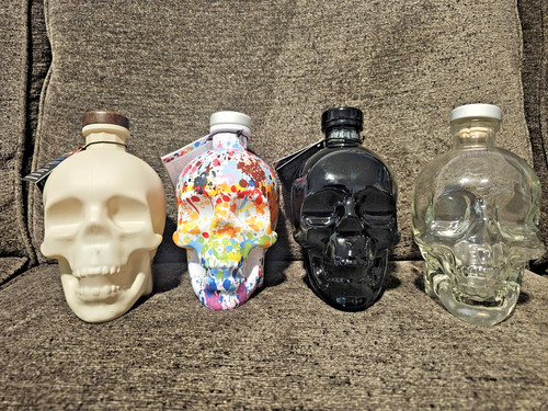 Set crystal head vodka - set,