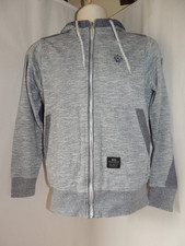 CROSSHATCH MEN'S ZIPPED HOODIE IN GREY SIZE M, QUITE THICK (used)