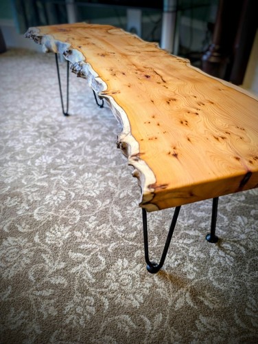 Yew coffee table - table,, live