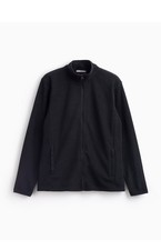 Black zip through High Neck