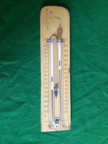 Vintage farmers temperature