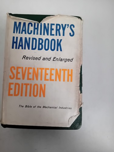 Machinery handbook 17th - handbook,