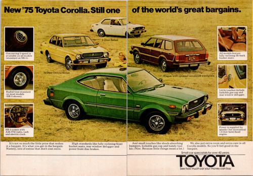 Toyota 1975 corolla vintage - corolla,