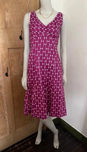 Boden riviera pink midi dress - boden,